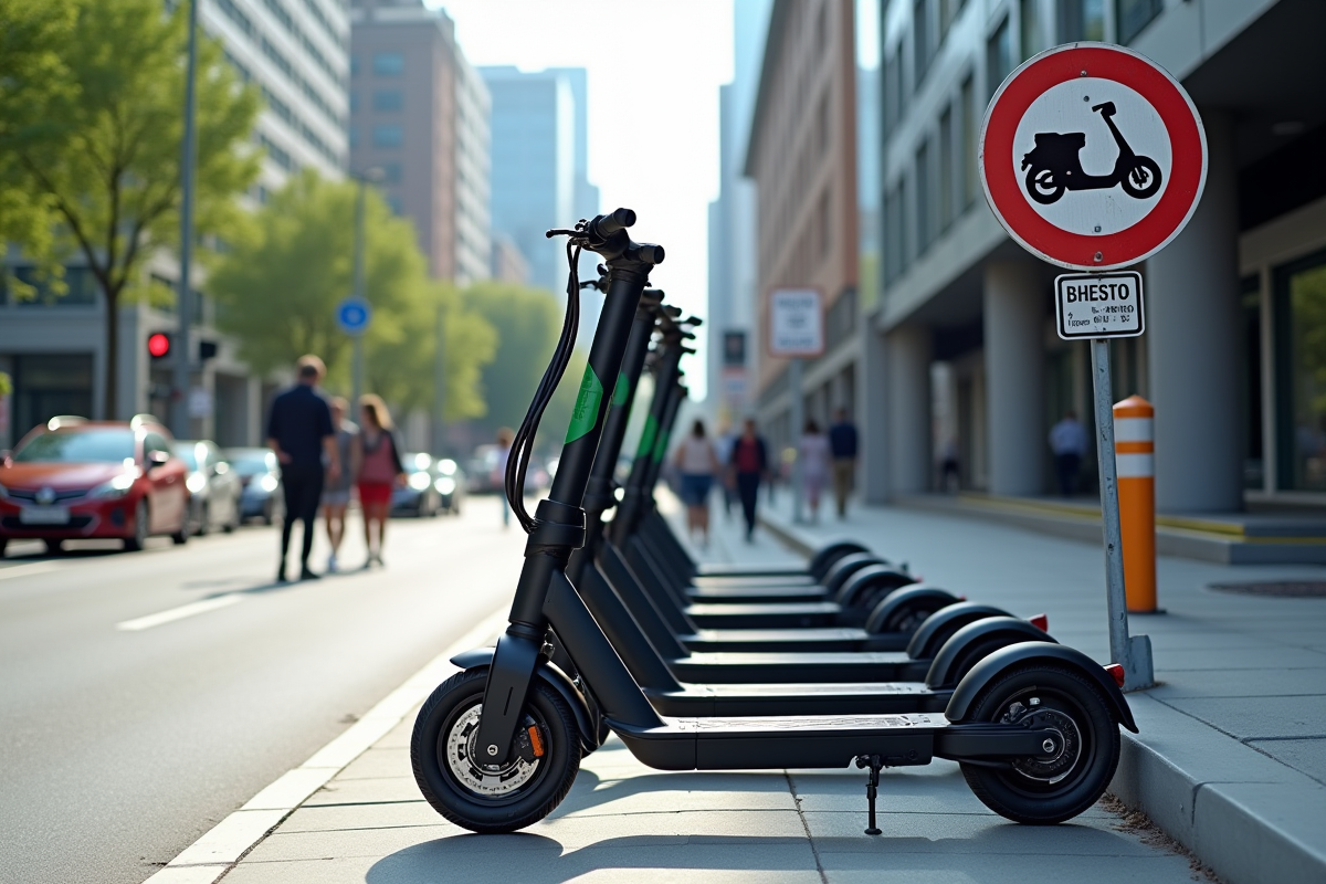 Zones d’interdiction des trottinettes électriques en milieu urbain