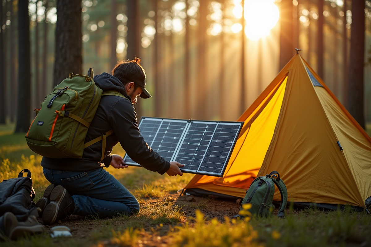 Générer de l’électricité en camping sauvage : méthodes et astuces
