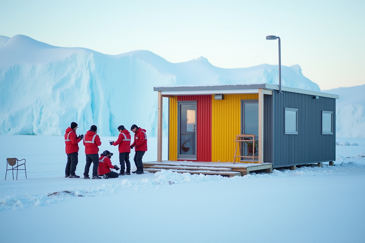 antarctique habitation