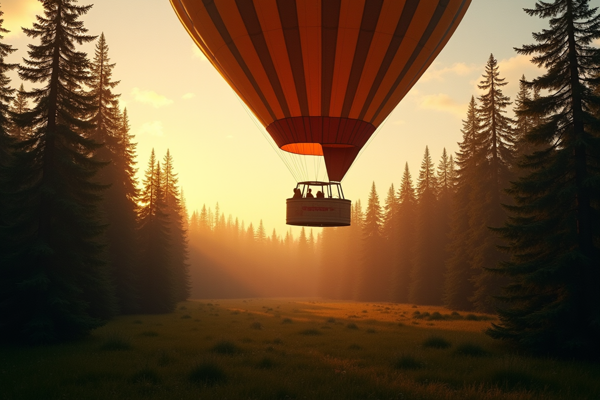montgolfière atterrissage